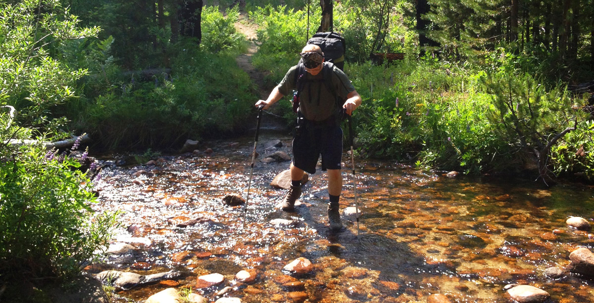 Crossing a tributary to Illiloutte Creek